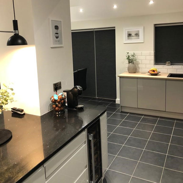 Chester white kitchen with granite worktops